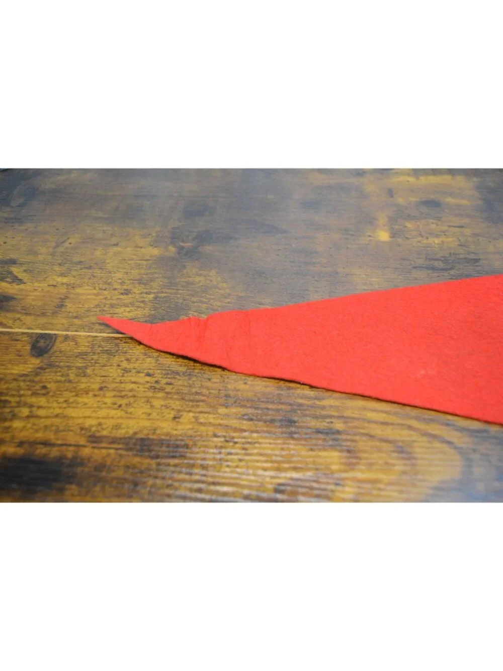 Vintage Pikes Peak Or Bust Red Felt Pennant 11.5 inches